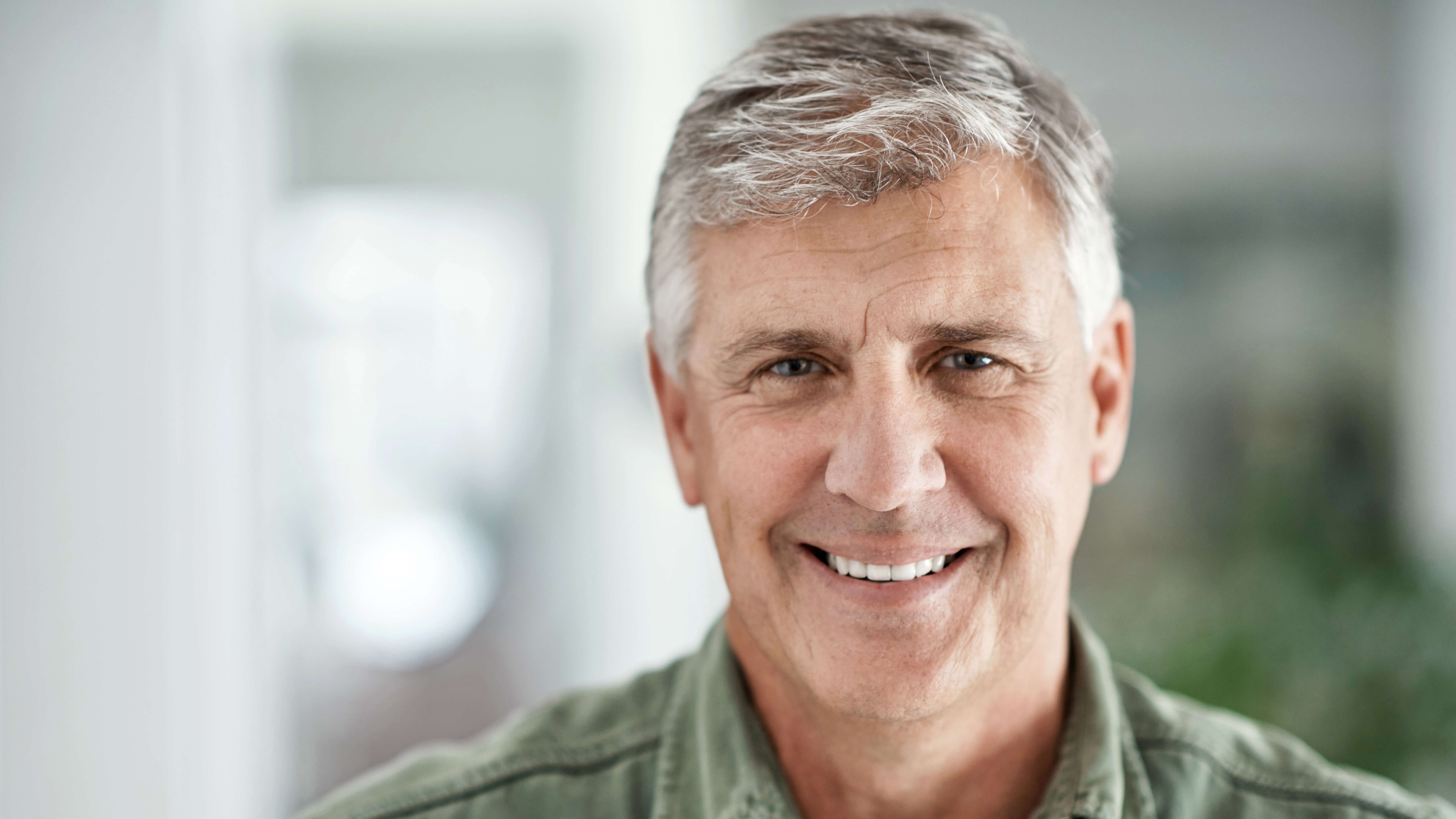 man smiling